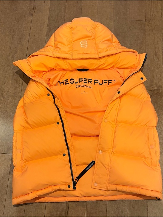 Aritzia Jackets & Blazers - NEW PRICE TNA Aritzia The Super Puff Vest - Neon Orange Size XL